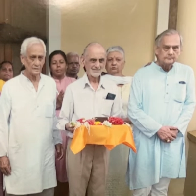 Enshrinement of Sri Aurobindo Relics at SACG